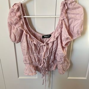Pink crop top from Blue B